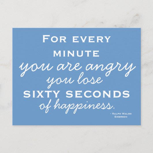 Happiness Inspiration - Carte Postale Motivationne (Devant)