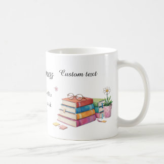 Happiness Is a Cup of Coffee & a Good Book Mug 