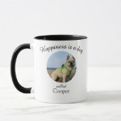 Happiness Is a Dog Personalised Mug Mok (Links)