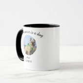 Happiness Is a Dog Personalised Mug Mok (Voorkant links)