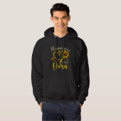 Happiness Is Being A Oma Sunflower Mother's Day Wo Hoodie (Voorkant volledig)
