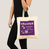 Happiness is het spelen van Mah Jongg met de Meisj Tote Bag (Voorkant (product))