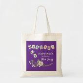 Happiness is het spelen van Mah Jongg met de Meisj Tote Bag (Voorkant)