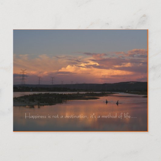 Happiness is not a bestemming, it's ... briefkaart (Voorkant)