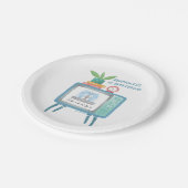 Happiness is watching FRIENDS™ Papieren Bordje (Gekanteld)