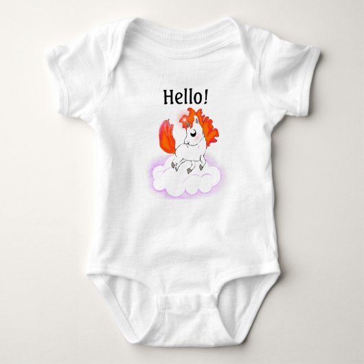 Happiness magic unicorn romper (Voorkant)