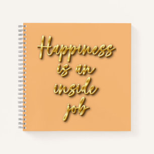 Happiness Motivatie Spiral Notitieboek