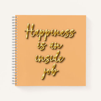 Happiness Motivatie Spiral Notitieboek
