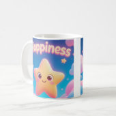 Happiness Star Mug Koffiemok (Voorkant links)
