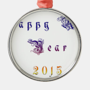 Happu Nieuwjaar 2015 Hakuna Matata wil.png Metalen Ornament