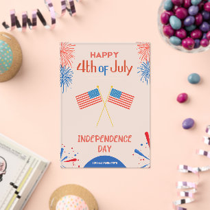#Happy4thOfJulyOnafhankelijkheidsdagAcrylUitnodigi Acryl Uitnodigingen