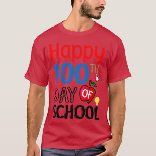 HAPPY 00 TH DAG VAN SCHOOL T-SHIRT