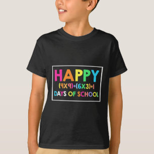 Happy 100 dagen van School Wiskunde Fun T-shirt vo
