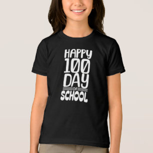 Happy 100 Day School Fun Klaslokaal feest Tri-Blend Shirt
