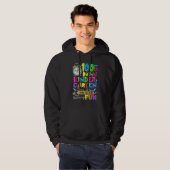 Happy 100 Days Of Kindergarten School Teachers Kid Hoodie (Voorkant volledig)