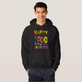 Happy 100 Days Of Kindergarten Students 100th Days Hoodie (Voorkant volledig)