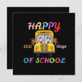HAPPY 100 DAYS OF SCHOOL, BACK TO SCHOOL KAART (Voorkant / Achterkant)