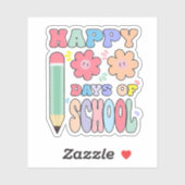 Happy 100 Days of School – Cute & Fun Celebration  Sticker (Vel)