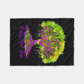 Happy 100 Days Of School Math Equation 100th Day T Fleece Deken (Voorkant (Horizontaal))