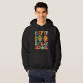 Happy 100 Days of School Retro Hoodie (Voorkant volledig)
