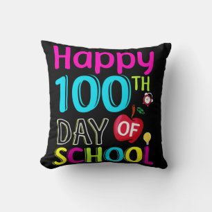 Happy-100-de-dag-van-school Kussen