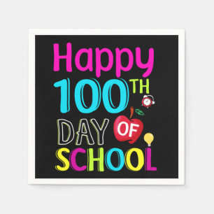 Happy-100-de-dag-van-school Servet
