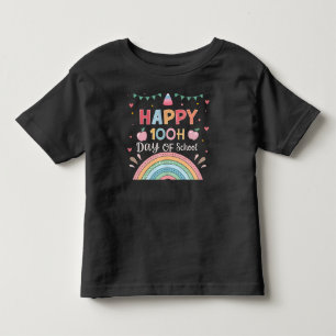 Happy 100ste Dag van School Shirt voor Baby's & Ki