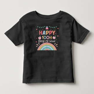 Happy 100ste Dag van School Shirt voor Baby's & Ki