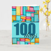 Happy 100th Day Korean Baek-il Birthday for Boy Kaart (Gele Bloem)