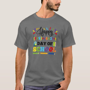Happy 100Th Day Of School Teacher Boys Girls 100 D T-shirt
