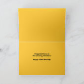 Happy 103e Verjaardag Groot 103 Afbeelding Lijst Feestdagen Kaart (Binnen)