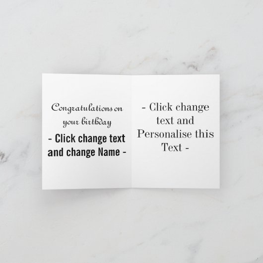 Happy 10th Birthday Great Black and blue boy Kaart (Binnen)