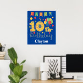 Happy 10th Birthday Poster (Thuiskantoor)