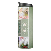 "Happy 10th Jubileum"6 foto's Tin kleur Thermosbeker (Geroteerd rechts)