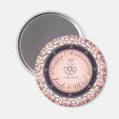 Happy 10th Jubileum Magneet (Voorkant / Achterkant)