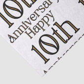 Happy 10th Jubileum Tissuepapier (Detail)