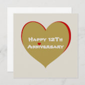 Happy 12th Jubileum (Voorkant / Achterkant)