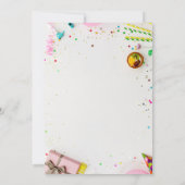 happy 15th Birthday Personalized card Kaart (Achterkant)