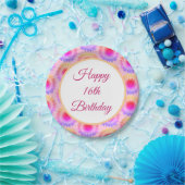 Happy 16th Birthday Paper Bord (Feest)
