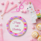 Happy 16th Birthday Paper Bord (Feest)