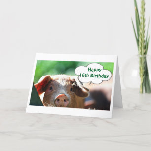 HAPPY **16th** VERJAARDAG LIVE IT UP-IK ZOU! Kaart