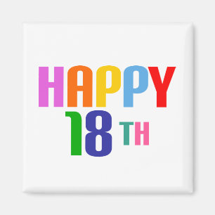 Happy 18th magneet