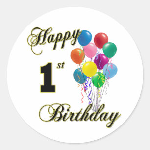 Happy 1er Anniversaire Sticker