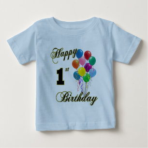 Happy 1st Birthday Baby en Shirten