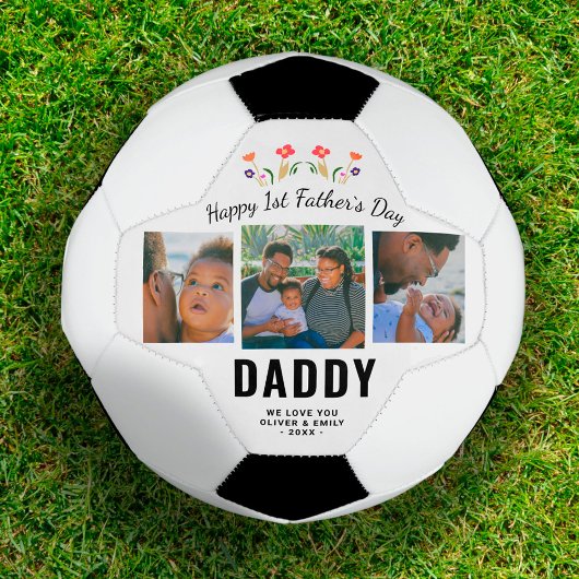 Happy 1st Father's Day Dad Keepomwille 3 Foto Voetbal