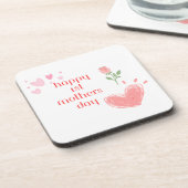 Happy 1st Moederdag op een Bier Onderzetter (Linkerzijde)