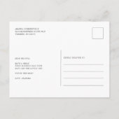 Happy 1st Moederdag van moeder in wet Briefkaart (Achterkant)