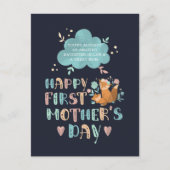Happy 1st Moederdag van moeder in wet Briefkaart (Voorkant)