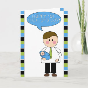 happy 1st mother's day kaart