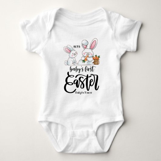 Happy 1st Pasen - Eerste Pasen voor baby Romper (Voorkant)
